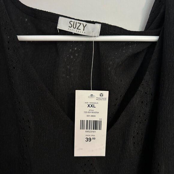 Black Midi Dress - Picture 3 of 4